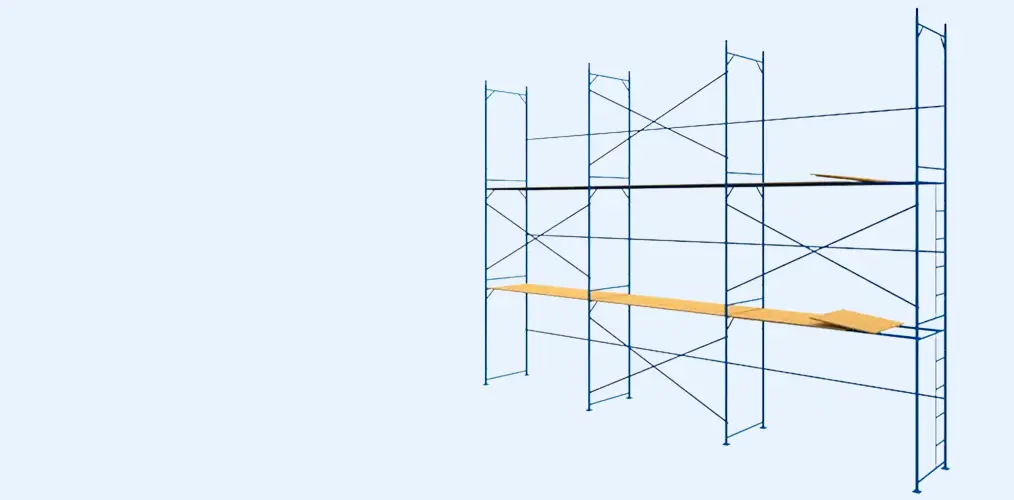 Строительные леса<br>
от 2 до 100 метров